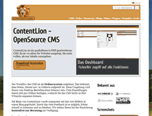 Tablet Screenshot of contentlion.de